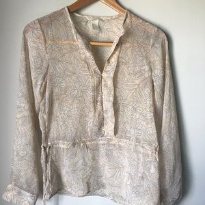 shear long sleeve shirt